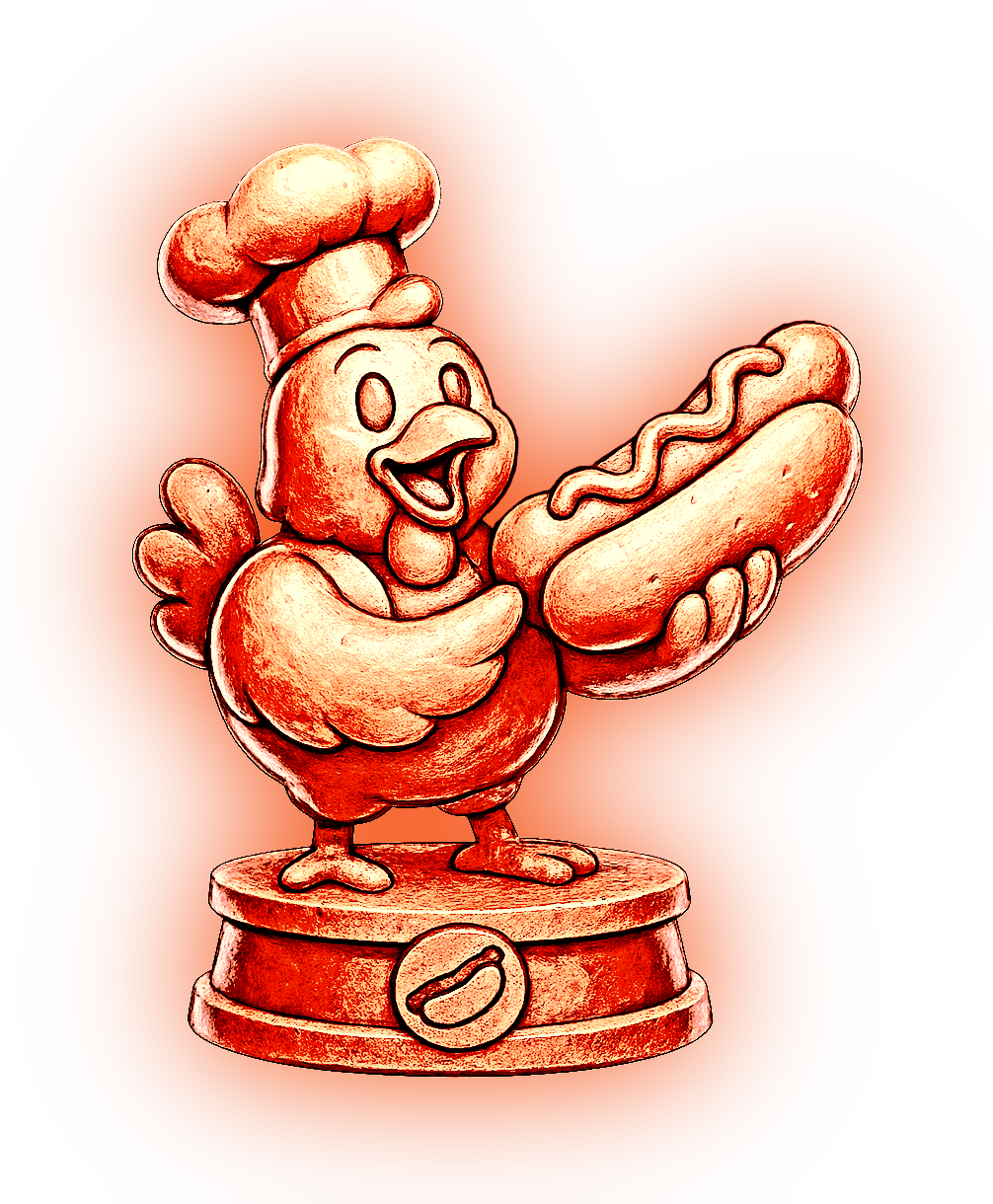 Hotdog Seller Bronze