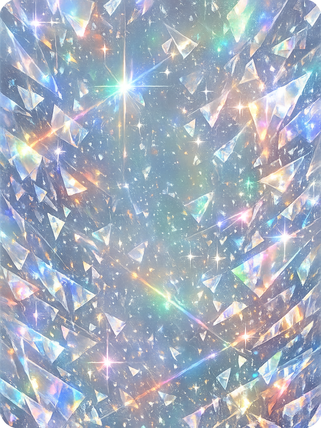 Crystal shards holo overlay preview