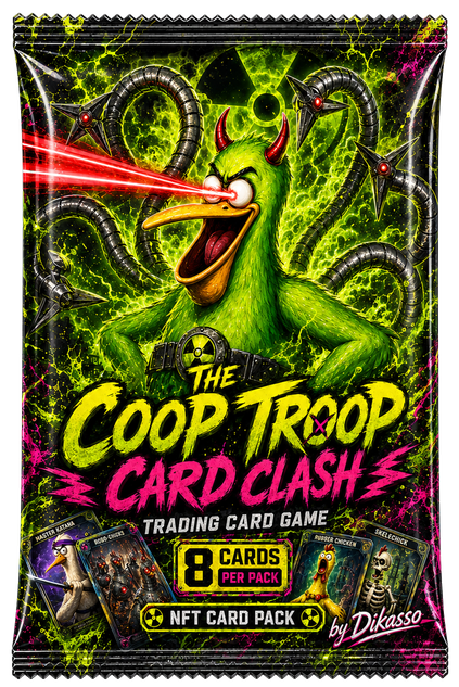 Radioactive card pack wrapper