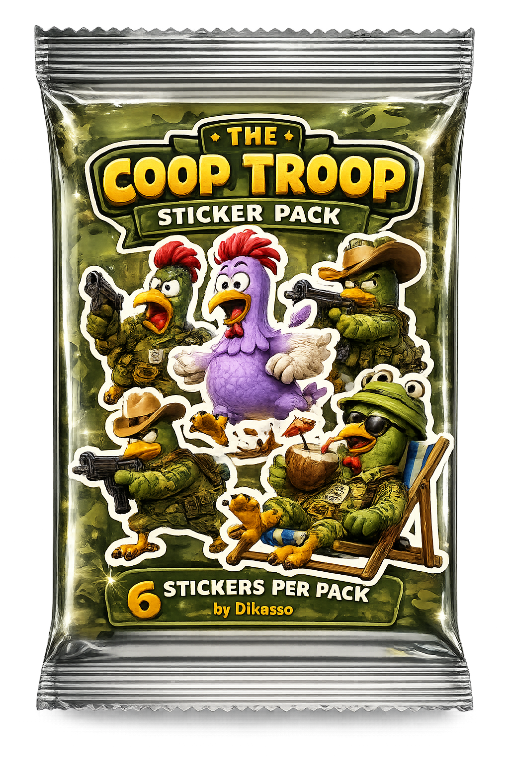 Sticker pack wrapper